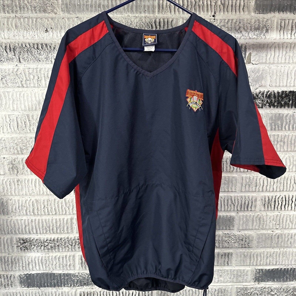Cooperstown Dream Park Men’s M Pullover Short‎ Sleeve Windshirt Windbreaker MLB